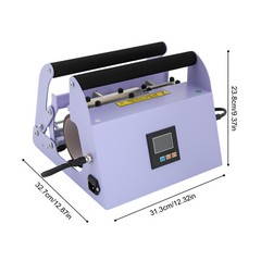 CH2330 Car Cup Mug Heat Press 500W 40 Oz Tumbler Machine Light Purple