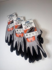 ** BRAND NEW** 3 pair GRX Dipped Coated Palm A5 Cut Resistant Gloves-GRXCUT35