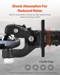 NEW VEVOR Pintle Hook,20000 lbs Towing Capacity,Trailer Hitches Receiver Hook Co
