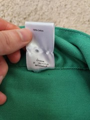 Revco Black Stallion 9 oz FR 30″ Green Cotton Welding Jacket Size XL