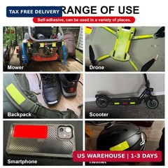 Reflective Stickers – 36 PCS High Visibility Reflective Tape Waterproof Strip…