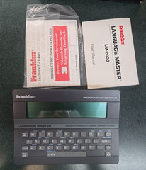 Vintage Franklin LM-2000 Language Master Electronic Dictionary & Thesaurus