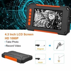 Industrial Endoscope Camera 1080P HD 4.3” Screen Borescope Inspection Camera US