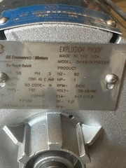 GE Commercial explosion proof Motor 5K49NN2507AX HZ 60 HP 1 RPM 3450 BX571043