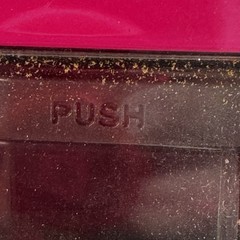 Kespon Plus Guard Your ID Stamp Large Pink Black Ink Brand New Vintage 1980s