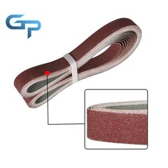 New 1 In x 42 In Sanding Belts 60 80 120 150 240 400 Grits Red Belt Sandpaper