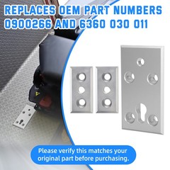 Floor Mount Plates for Stryker Ferno Ambulance Stretcher Fastening System 3PCS