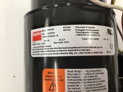 Dayton 71626626M Hvac Motor, Totally Enclosed Fan-Cooled, 1/8 Hp, 3, 000