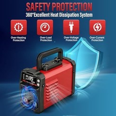 Portable 110V Welding Machine – 2-in-1 Stick & Lift TIG Welder, 20-135A IGBT, Ho
