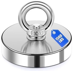 Fishing Magnets Super strong Rare Earth Neodymium Magnet set 150-1500 Lbs 1000Lb
