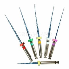 6pcs SANDENT Dent Endodontic NITI Rotary Files 25mm Root Canal Files Assorted