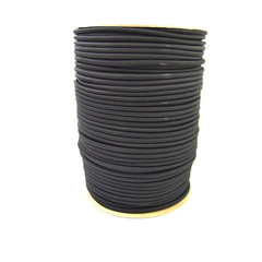 3/16″ Black Bungee Cord Marine Grade Heavy Duty Shock Rope Tie Down Stretch Band