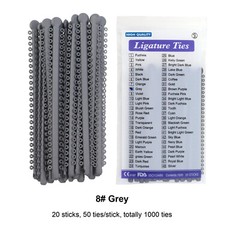 1000pcs Dental Orthodontic Ligature Ties Braces Elastic Rubber Ligas Ortodoncia