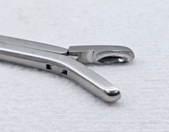 V. Mueller NL-6165-002 7″ Spurling Rongeur, Angled Down, 4 mm Bite