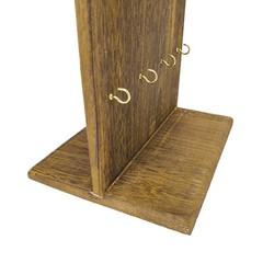 Earring Braclet Display Wooden Rotating 2-Sided Jewelry Display Stand Organizer