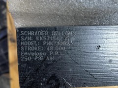 SCHRADER BELLOWS PNK130821 48.000 PNEUMATIC CYLINDER 04200591845