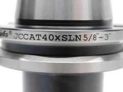 NEW CAT40 JACOBS 5/8 ID SOLID END MILL TOOL HOLDER .625 JCCAT40XSLN5/8-3 83543