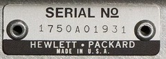 HP/Agilent 3585A 20 Hz-40 MHz High Performance Spectrum Analyzer