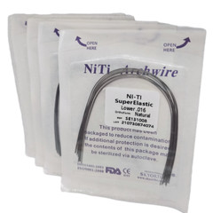 Dental Orthodontic Niti Arch Wire Super Elastic Natural Nature Form Round