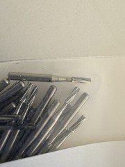 Bulk 100 PCS Carbide Bur Straight Fissure Carbide Bur; Short Shank