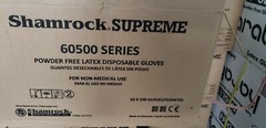 Shamrock Supreme Latex Disposable Gloves in Small Only 1000 Gloves/Case
