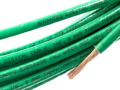 75′ FEET THHN THWN-2 8 AWG GAUGE GREEN COPPER BUILDING WIRE VW-1