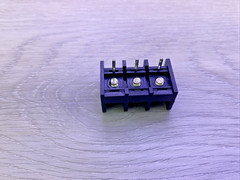 Terminal Block Row 3 Positions Screw Electric Barrier Strip #2