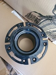 Sioux Chief 886-GA Push-Tite Closet Flange, PVC, Push Into 4″ Cash Iron PVC ABS