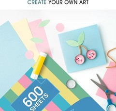 Colored Paper 8.5 x 11 – Copy Paper, 600-Pack Letter Size for Printer, Arts &…