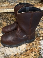 Iron Age Men’s Hauler Internal Met Composite Toe Wellington Work Boots, EH Rated