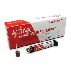 Pulpdent VR1A1 Activa BioACTIVE Universal Restorative Composite Syringe A1 8gm