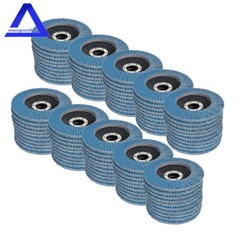 100PCS 4-1/2″×7/8” 40 Grit T29 Premium Zirconia Flap Disc Sanding Grinding