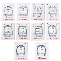 Dental Ortho Arch Wires Stainles Steel/Niti Heat Activated Ovoid/Nature Form mx