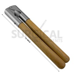 Calf Dehorner 13″ Horn Cutter with wooden handle Veterinary German Grade