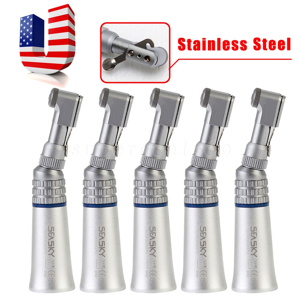 5 Pcs NSK Style Dental Low Slow Speed Contra Angle Handpiece Latch E-Type SEASKY