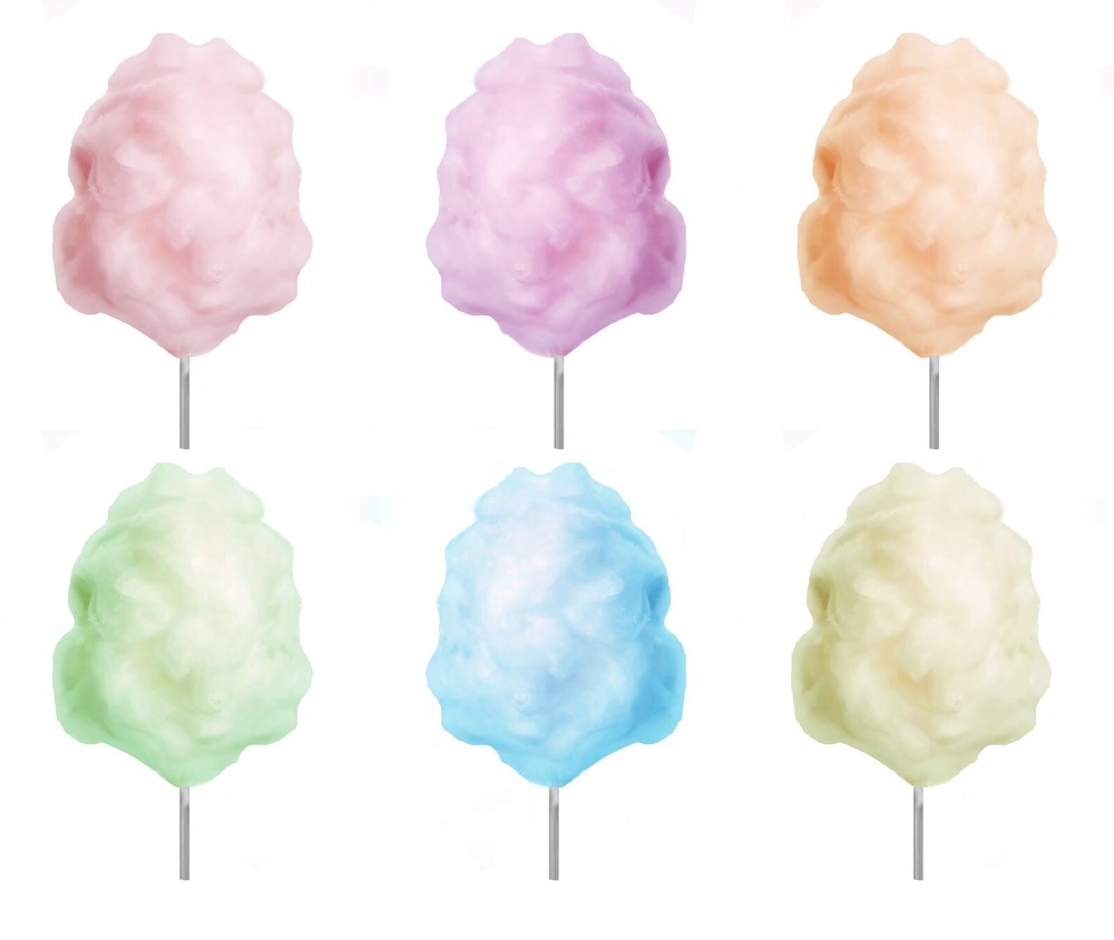 Cotton Candy Flossine Mix-Your Flavor Choice! Makes 10 Pounds/Up to 320 Cones!