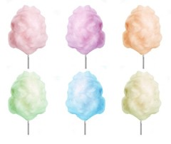 Cotton Candy Flossine Mix-Your Flavor Choice! Makes 10 Pounds/Up to 320 Cones!