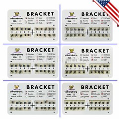 Yabangbang Dental Ortho Brackets Braces Mini/Standard MBT/Roth 022/018 Hooks 345