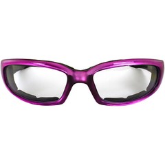 2 Pairs Birdz Eyewear Foam Padded Sunglasses Pink & Purple Frames Clear Lenses
