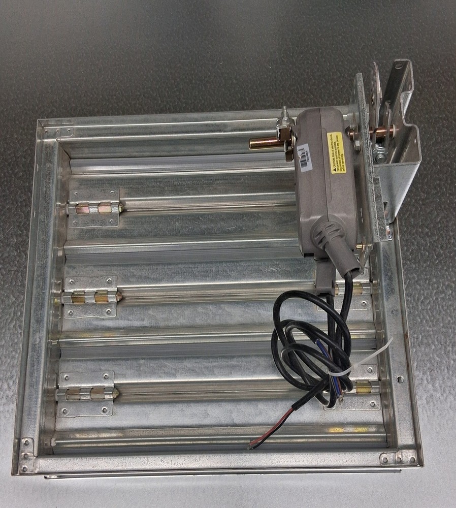 Motorized Damper 18×18 Galvanized Metal With Honeywell Control