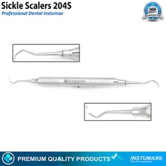 Sickle Scaler 204S Dental Hand Instruments Pro Periodontal Hygiene Pick Tool New