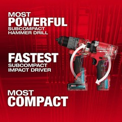 Milwaukee 3497-22IN M12 FUEL 12V 3 Tool Drill/Driver/Tire Inflator Combo Kit