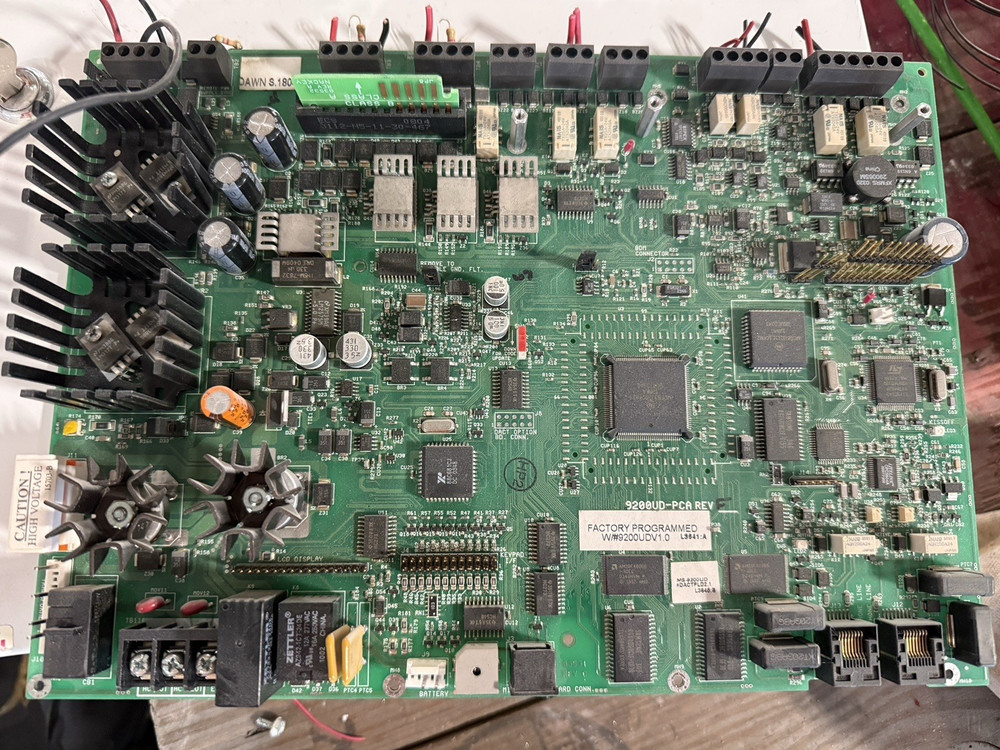 National Resources 100-0487 Operator Interface Panel Keypad LCD PCB Assembly