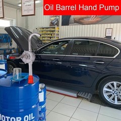 Drum Rotary Barrel Pump Hand Crank Diesel Fuel Oil Transfer Pump 55 Gallon