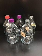 VWR Cat No 10754-822 Media/Storage Bottles 2000mL Lot 5 PCS