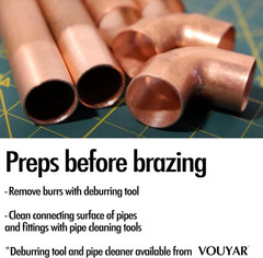 40 Sticks Brazing Rods Bcup-3 5% Silver Solder Phos Copper Brazing Alloys Flat W