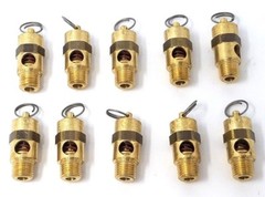 1 – 10 pcs 1/4″ NPT 200 PSI Air Compressor Safety Relief Pressure Valve Pop Off
