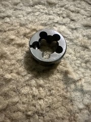 Hanson 1/2″-20 NF Round Dies 1″ OD Solid Die CS Carbon Steel USA