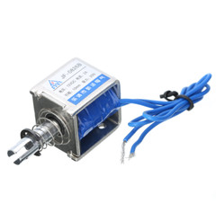 3pcs JF-0826B DC12V 2A 20N/10mm Pull Push Linear Motion Solenoid Electromagnet
