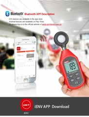UNI-T UT383BT Digital Bluetooth Luxmeter Tragbare Photometer Belichtungsmesser
